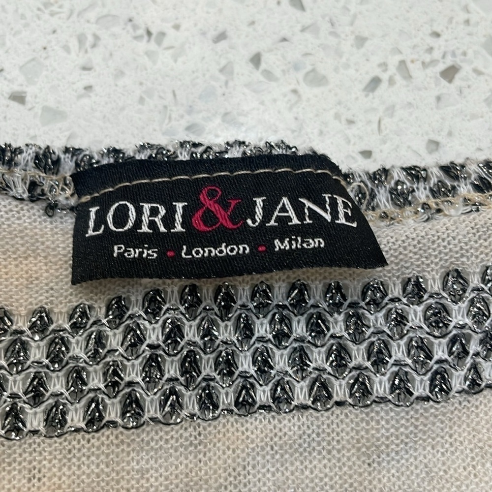 Lori & Jane girl Striped Long Sleeve Top size small - Picture 3 of 5